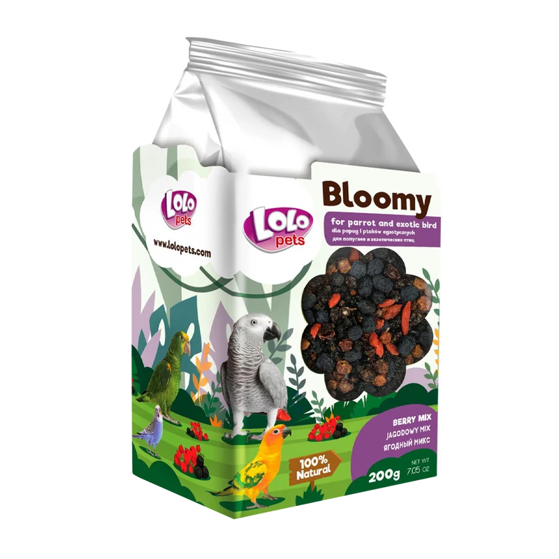 Bloomy Berry Mix Exotiska fåglar - 200 G