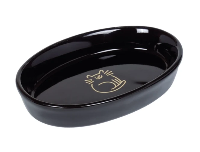 Nobby Keramikschale Golden Fish Bone - oval
