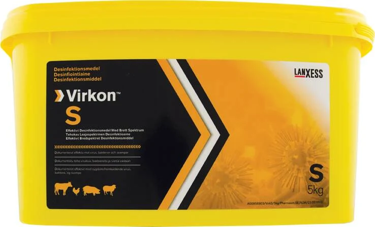 Virkon S tvätt- och desinfektionspulver