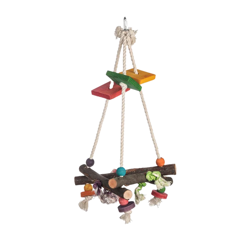 Trekantsgunga Trädetaljer & Rep - 27X53 CM