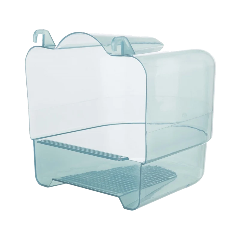 Fågelbad Transparent - 15X16X17 CM