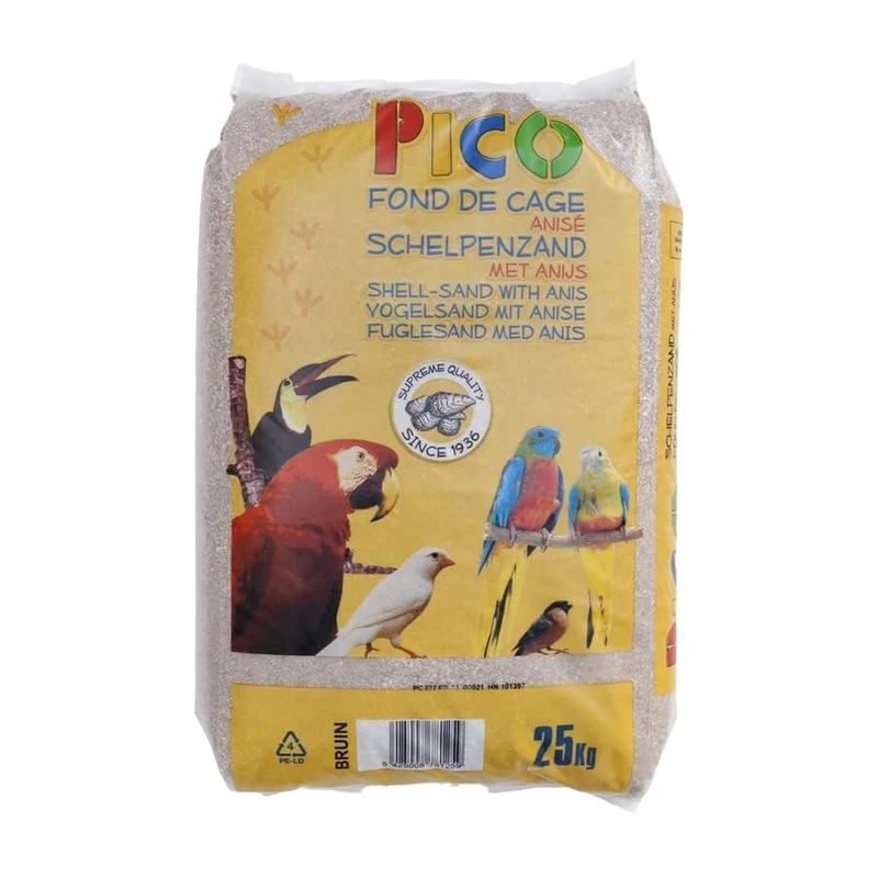 Pico Brun Fågelsand - 25 KG