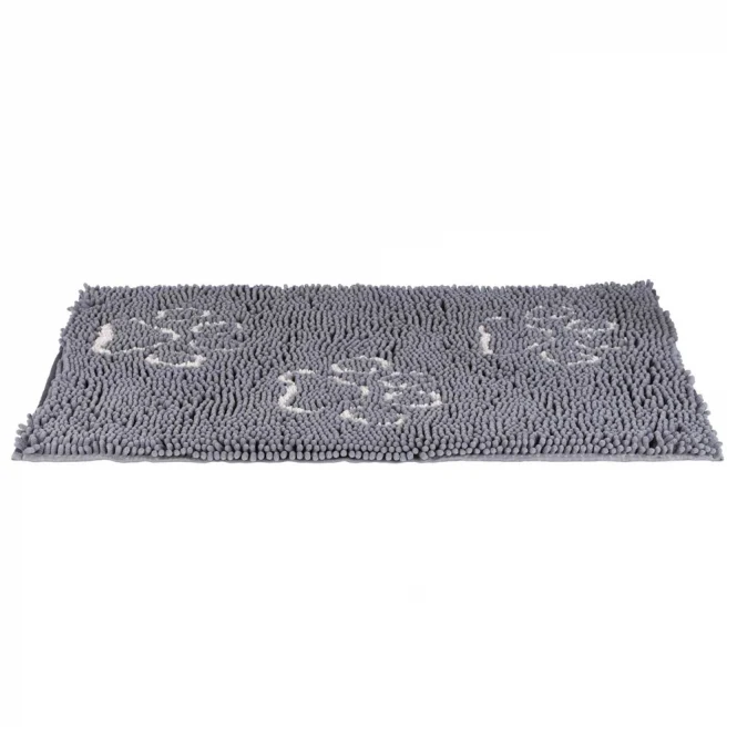 Trixie wasserfeste Schmutzfangmatte - grau - 80 x 55 cm
