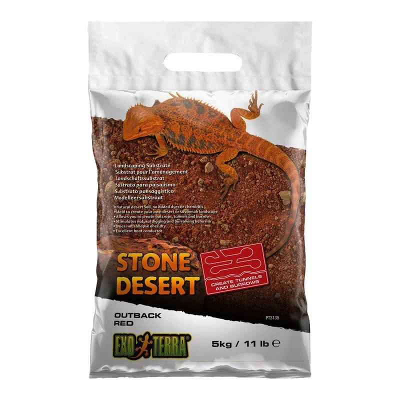 Stone Dessert Röd Grävsubstrat