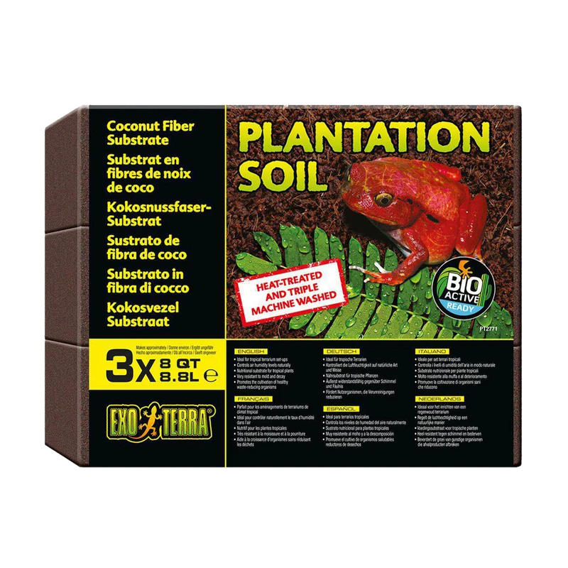 Plantation Soil Tropisk Substrat - 3X 8.8 L