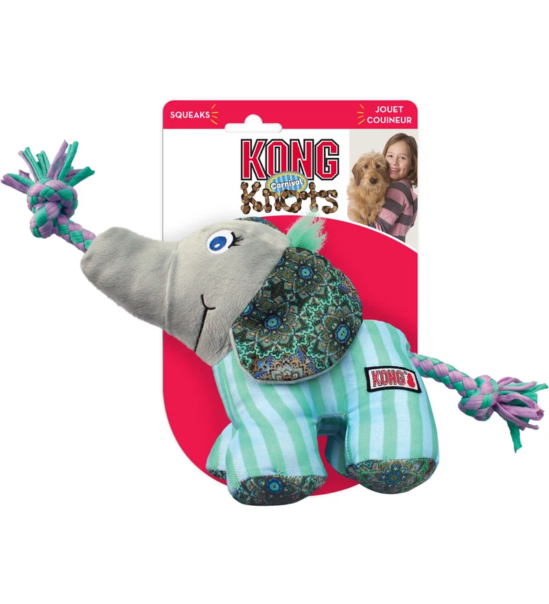 KONG Knots Carnival elefant S/M