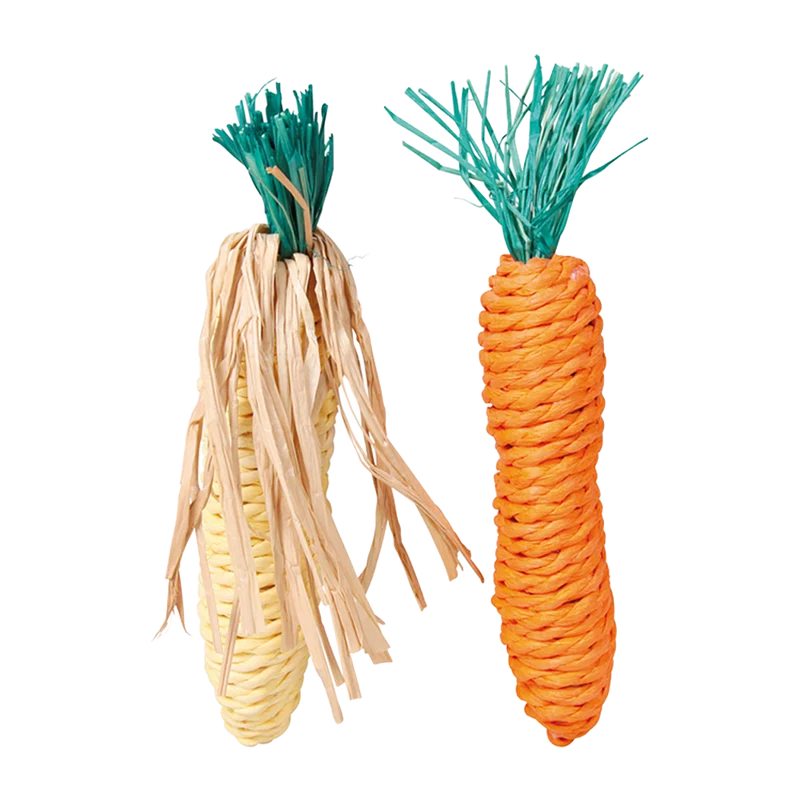 Halmleksak - Morötter 2-pack