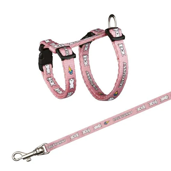 Sele & Koppel med motiv - Kanin XS 20-33 cm