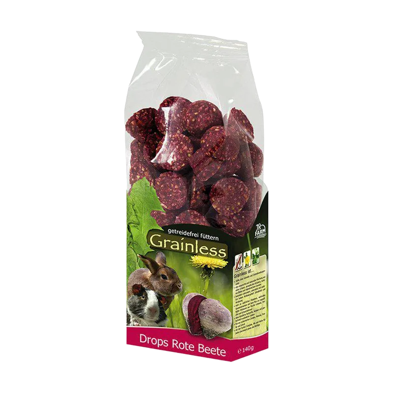 JR Farm Grainless Drops Rödbeta - 140 G