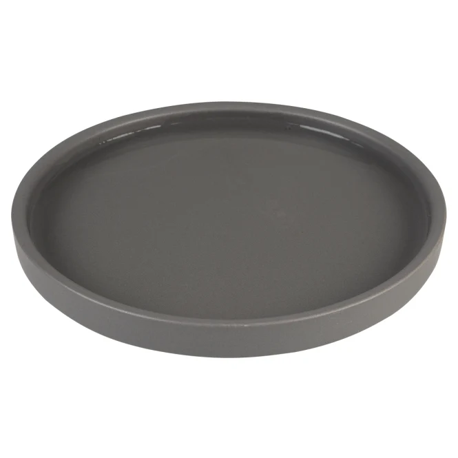 Duvoplus flacher Keramiknapf Stone Hush - grau