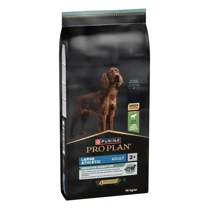 Purina Pro Plan Dog Large Adult Athletic Sensitive Digestion Torrfoder för Hund 14 kg