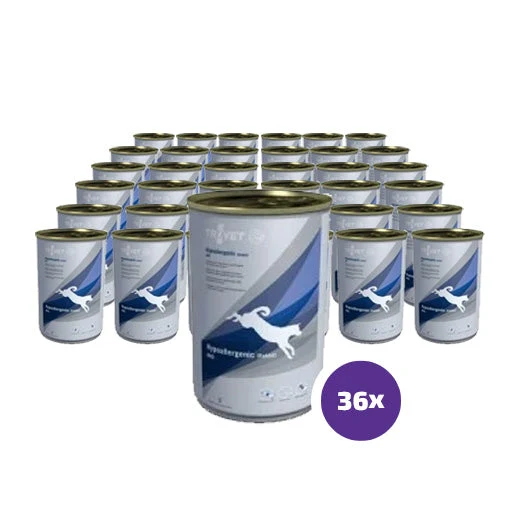 Trovet RRD Hypoallergenic Kanin & Ris för hundar 36 x 400 g FLERPACK