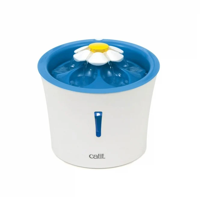 CATIT Blumentrinkbrunnen - 3 L, blau, mit LED