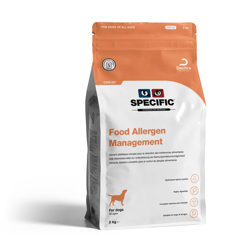 Specific CDD-HY Food Allergen Management för Hund