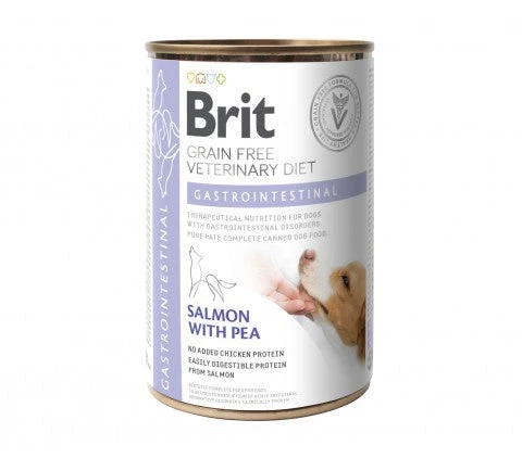 Brit Veterinary Diet Gastrointestinal Salmon för hundar 6 x 400 g