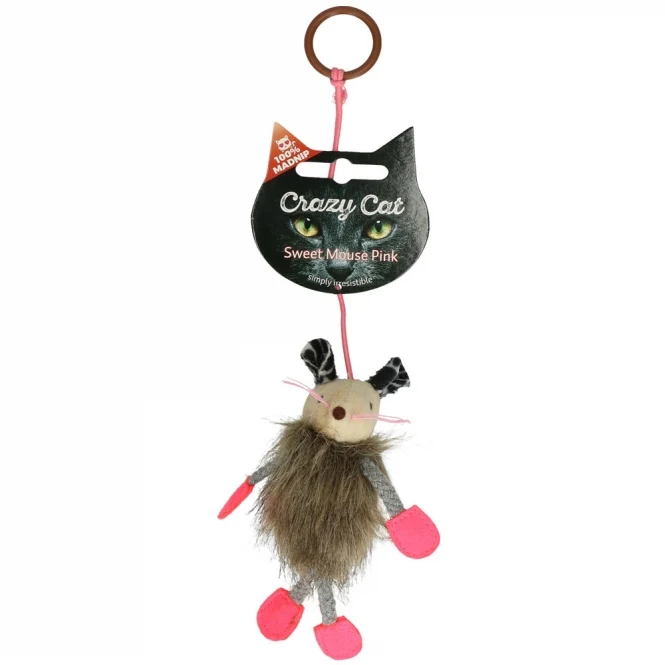 Crazy Cat Sweet Mouse Rosa mit 100% Madnip