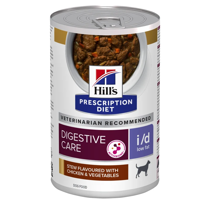 Hill's Prescription Diet Digestive Care i/d Low Fat Mini våtfoder till hund med kyckling & grönsaker 354 g