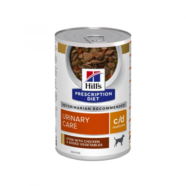 Hill's Prescription Diet c/d Urinary Care våtfoder med kyckling och grönsaker för hundar 354 g