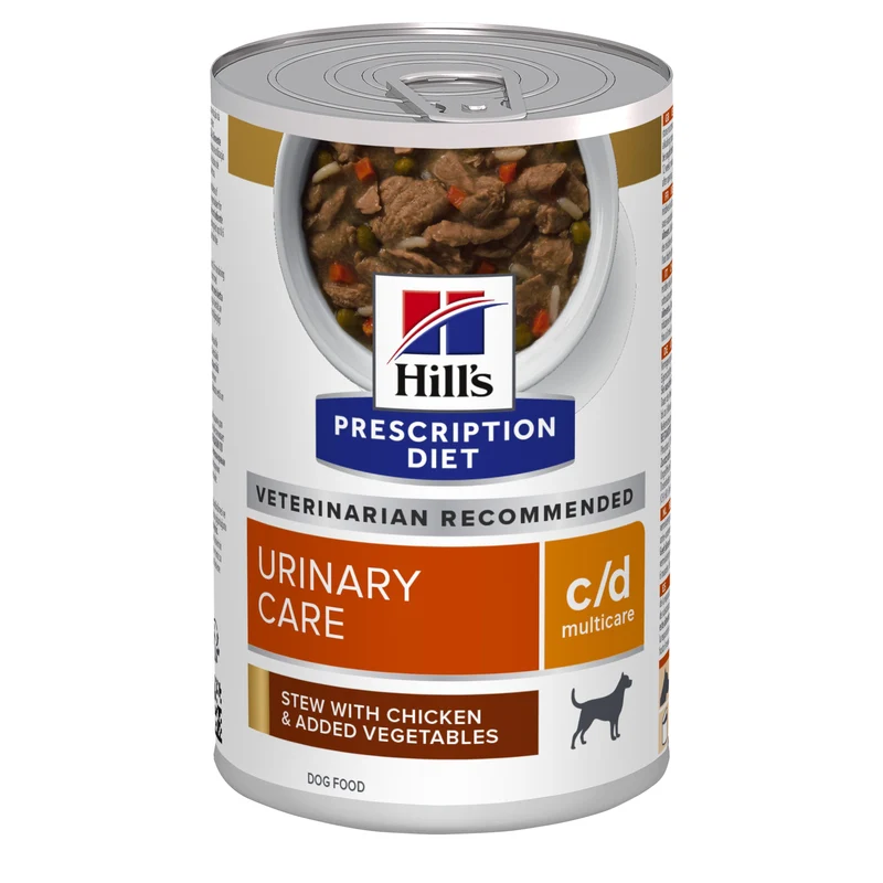 Hill's Prescription Diet Urinary Care c/d Multicare våtfoder till hund med kyckling och grönsaker 12 x 354 g