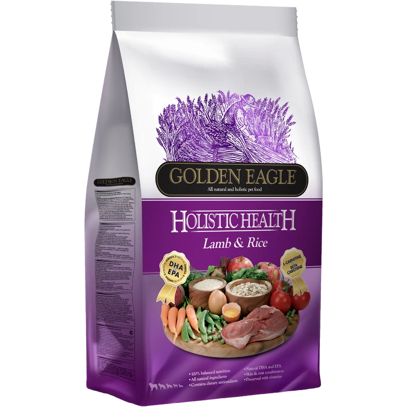 Golden Eagle Holistic Lamb & Rice för hundar