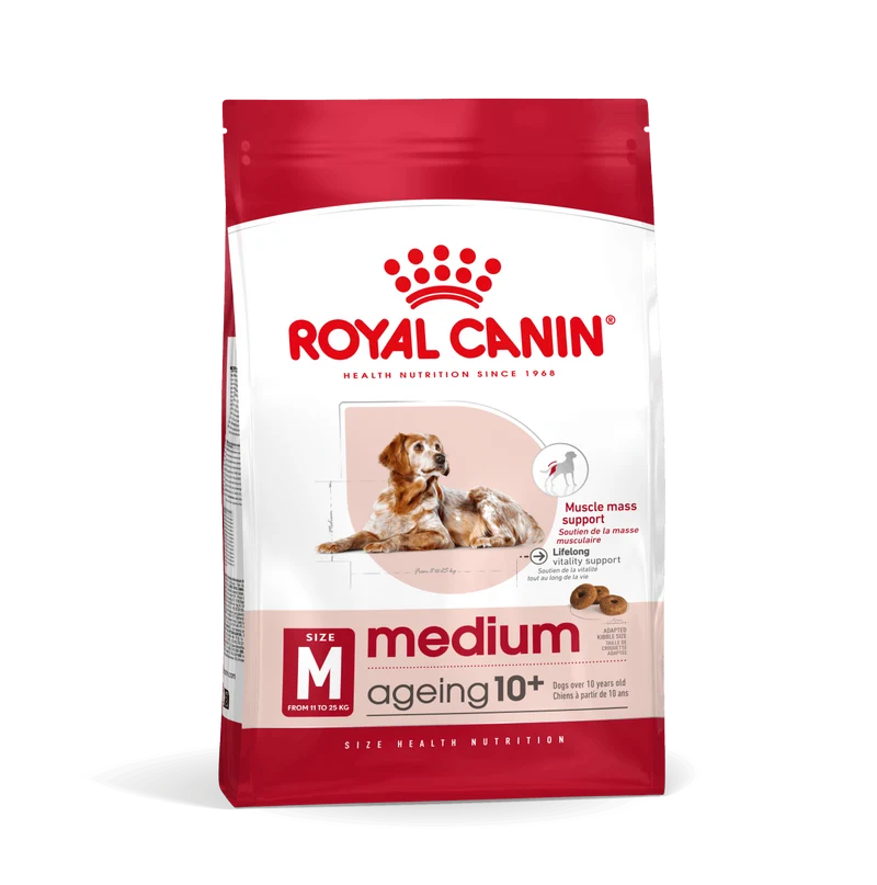 Royal Canin Medium Ageing 10+ torrfoder för hund 15 kg
