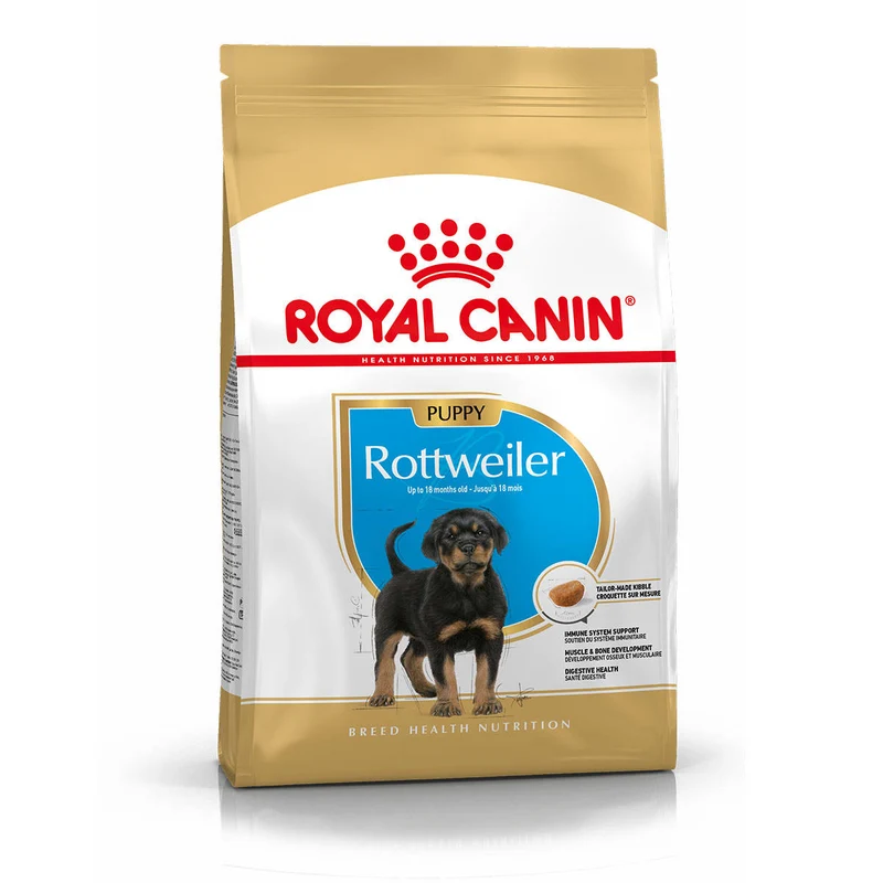 Royal Canin Rottweiler Puppy torrfoder för hundvalp 12 kg