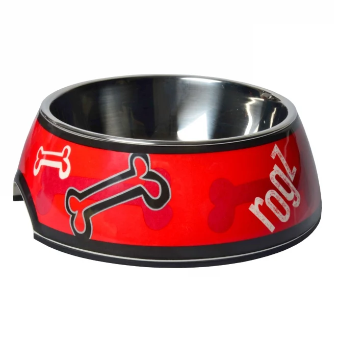 ROGZ Bubble Bowlz rot, 160 ml