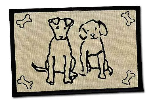 Napfmatte Hundefreunde - 48 x 31 cm