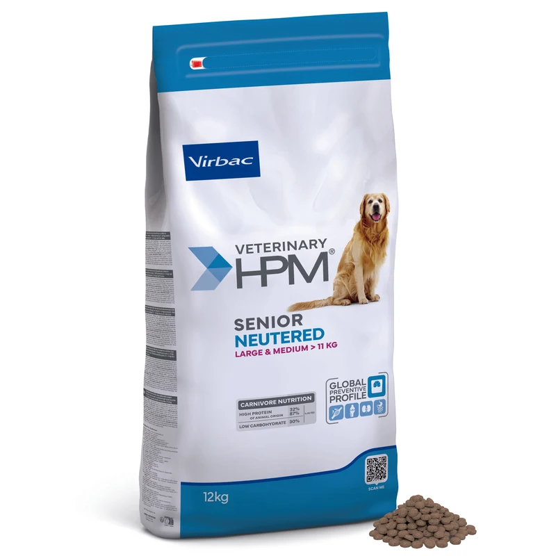 Virbac Senior Neutered Dog Large & Medium torrfoder för hund 12 kg