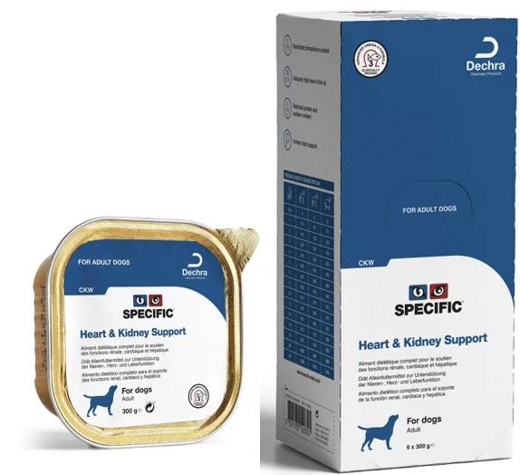 Specific CKW Heart & Kidney Support för Hund 6 x 300 g
