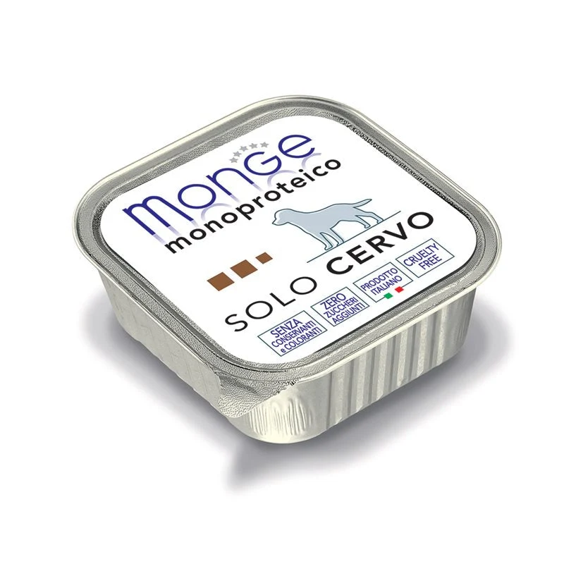 Monge Monoprotein Hjort 150 g för hundar