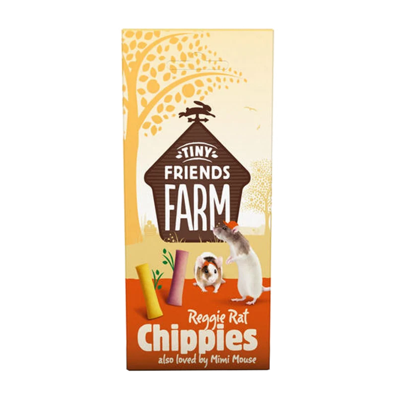 Tiny Friends Farm Råtta & Mus Chippies - 120 G