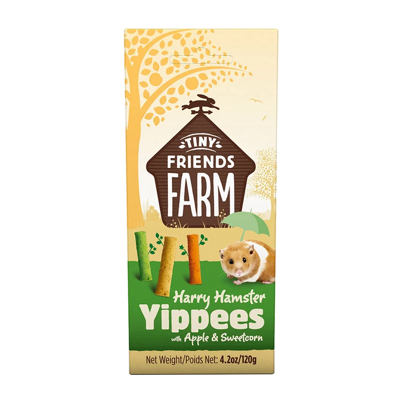 Tiny Friends Farm Hamster Yippees Äpple & Sockermajs - 120g
