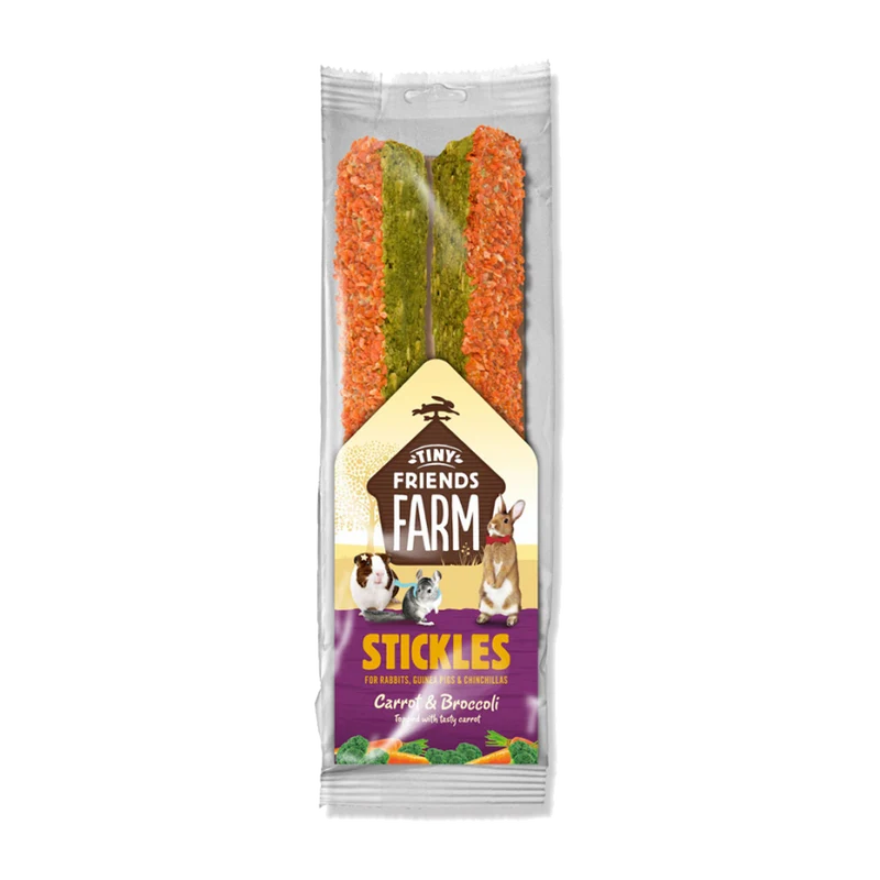 Tiny Friends Farm Stickles Morot & Broccoli - 100g