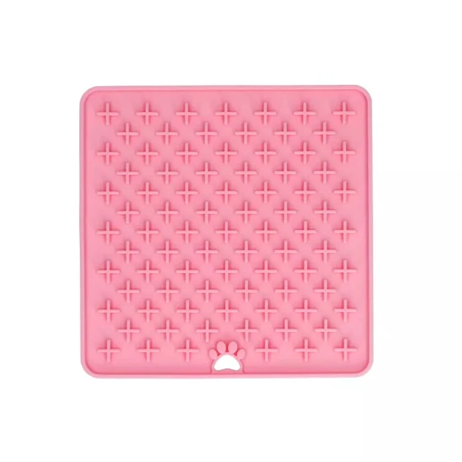 Lick Mat Cross - rosa