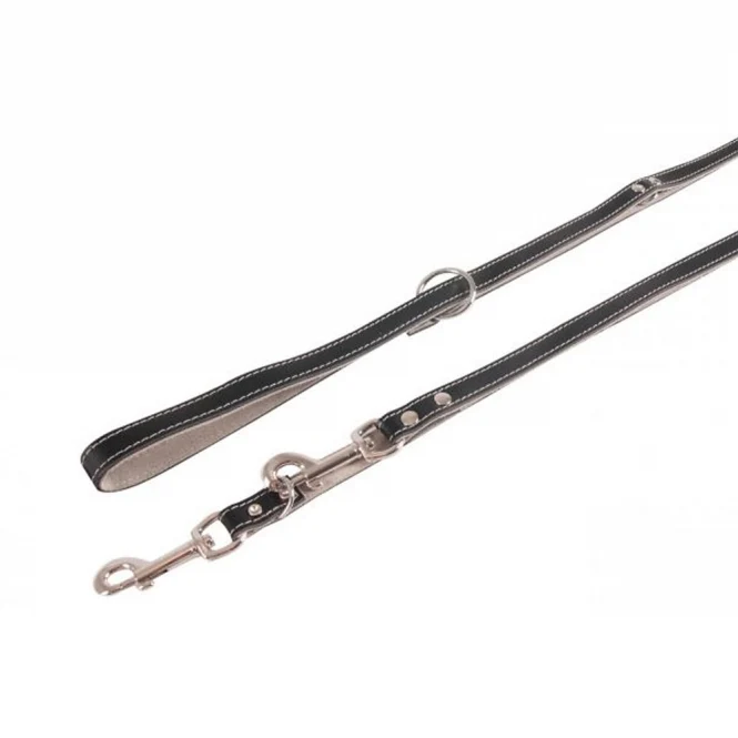 Karlie Führleine Chic - Schwarz/Grau, 200 cm / 18 mm