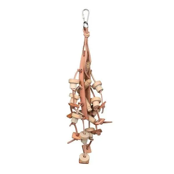 Trixie Holzspielzeug mit Lederbändern - 40 cm
