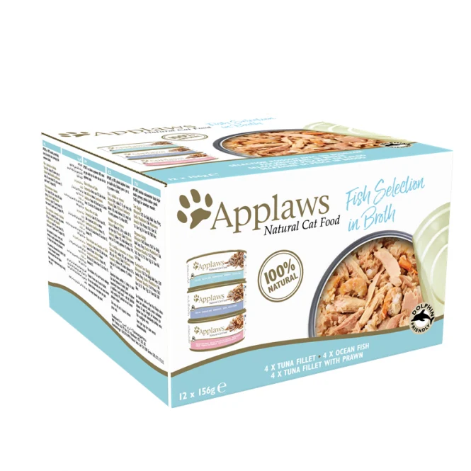 Applaws Cat MP Fisch Selection 12x156g