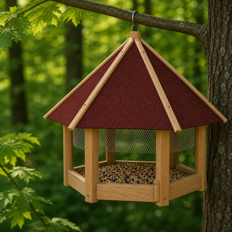 CARE-Bird Hängande Foderstation - XL Röd