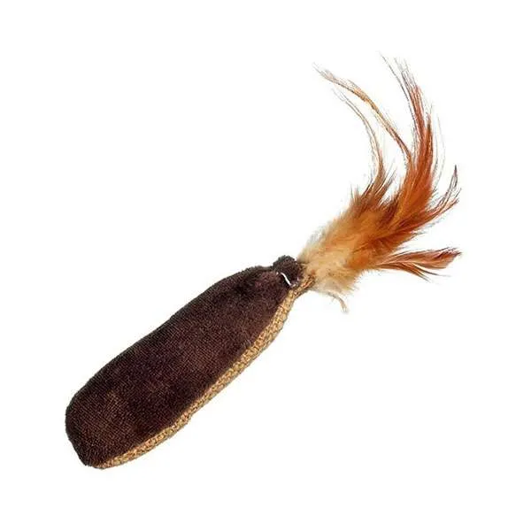 Karlie Flamingo Nature Cat Toy Stick mit Federn - 10 cm