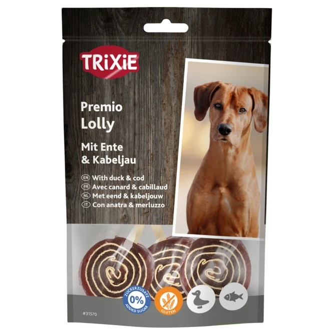 Trixie Premio Lolly mit Ente und Kabeljau