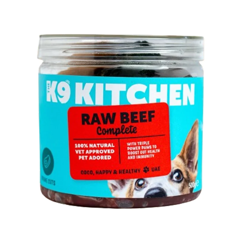 The K9 Kitchen Beef Raw Complete Dog Food
