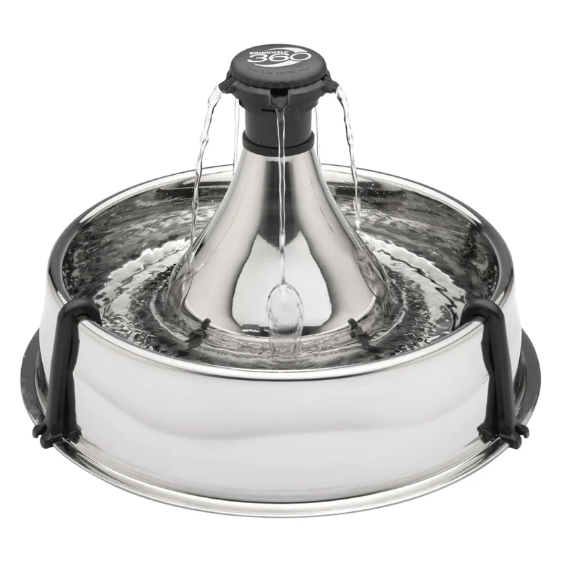 Drinkwell 360 Stainless Steel Water Fountain for Dogs & Cats 3.8L