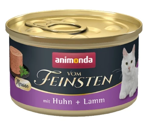 Animonda vom Feinsten cat adult mus kurczak + jagnięcina - aksamitna konsystencja dla wybrednych kotów
