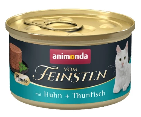 Animonda vom Feinsten cat adult mus kurczak + tuńczyk - aksamitna konsystencja dla wybrednych kotów