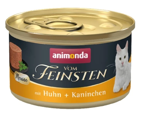 Animonda vom Feinsten Cat Adult mus kurczak i królik - aksamitna konsystencja