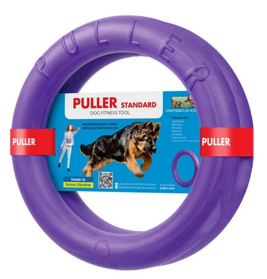 Puller Standard 28 cm - lekkie koło treningowe dla psów średnich i dużych ras