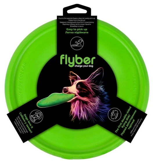 Collar Flyber latający spodek 22 cm - dwustronny lot i łatwy chwyt