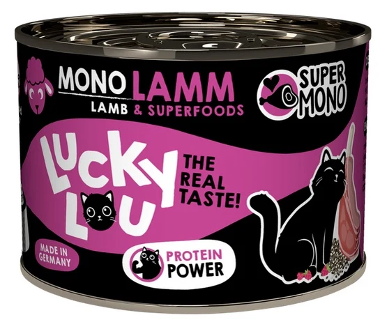 Lucky Lou SuperMono jagnięcina 200g - monobiałkowa karma bez zbóż