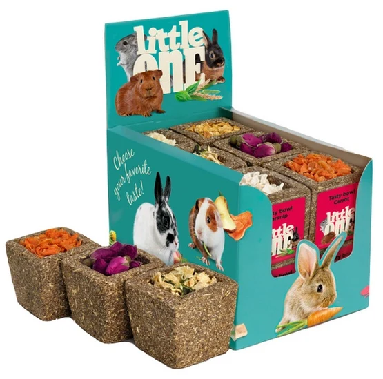 Little One koszyczek łąkowy mix 65g - przysmak do gryzienia z warzywno-owocowym nadzieniem